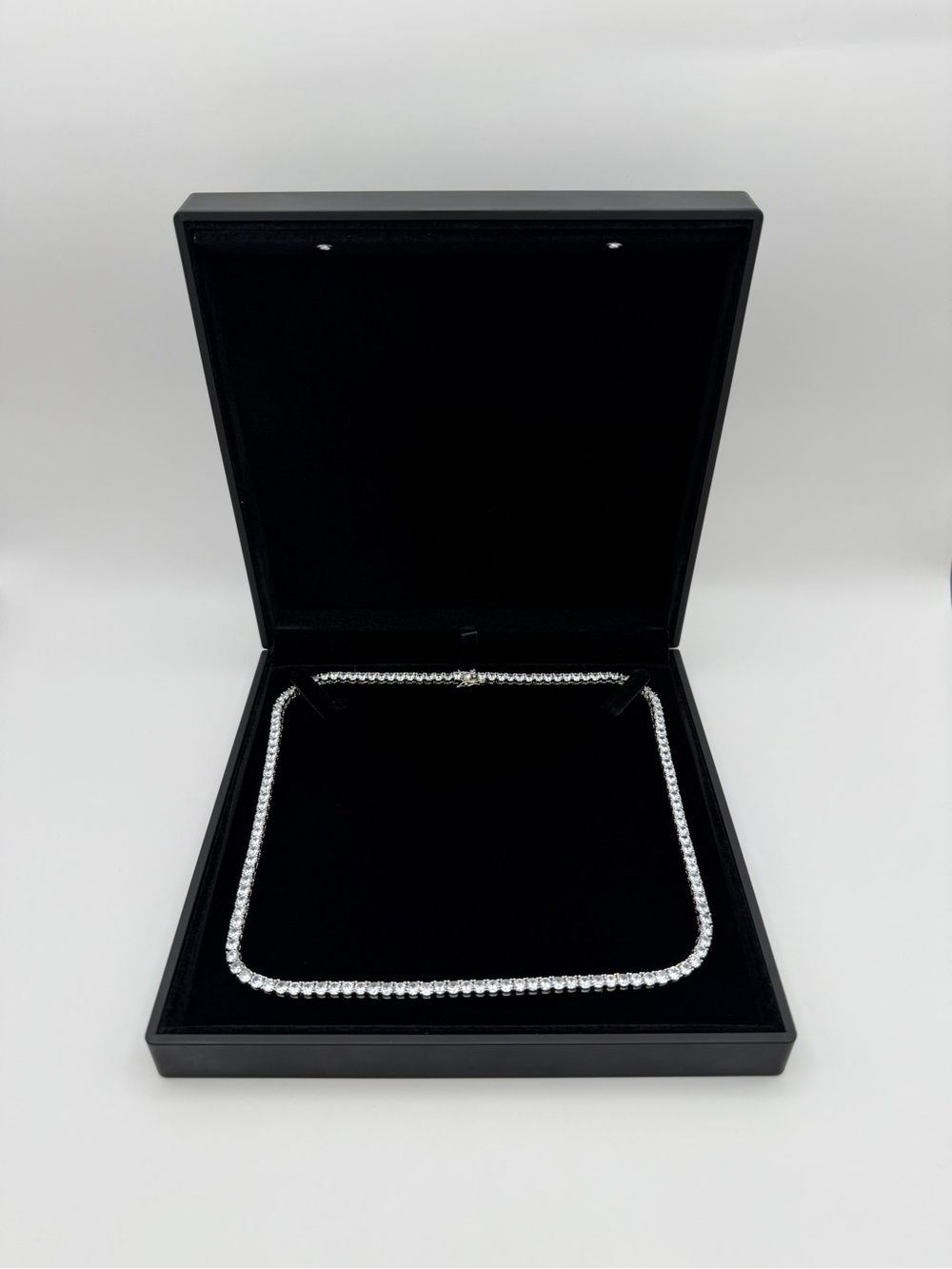 Iced Tennis CZ Necklace 4mm